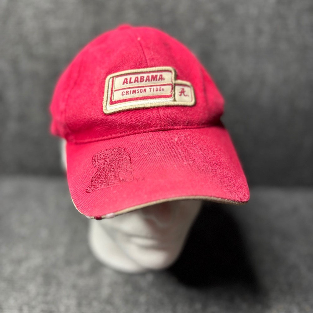 American Needle Alabama Crimson Tide Red Adjustable Baseball Cap Hat Elephant